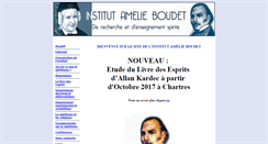 Desktop Screenshot of institutamelieboudet.fr